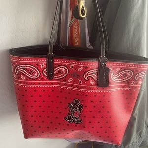 Authentic Coach Mickey Tote
